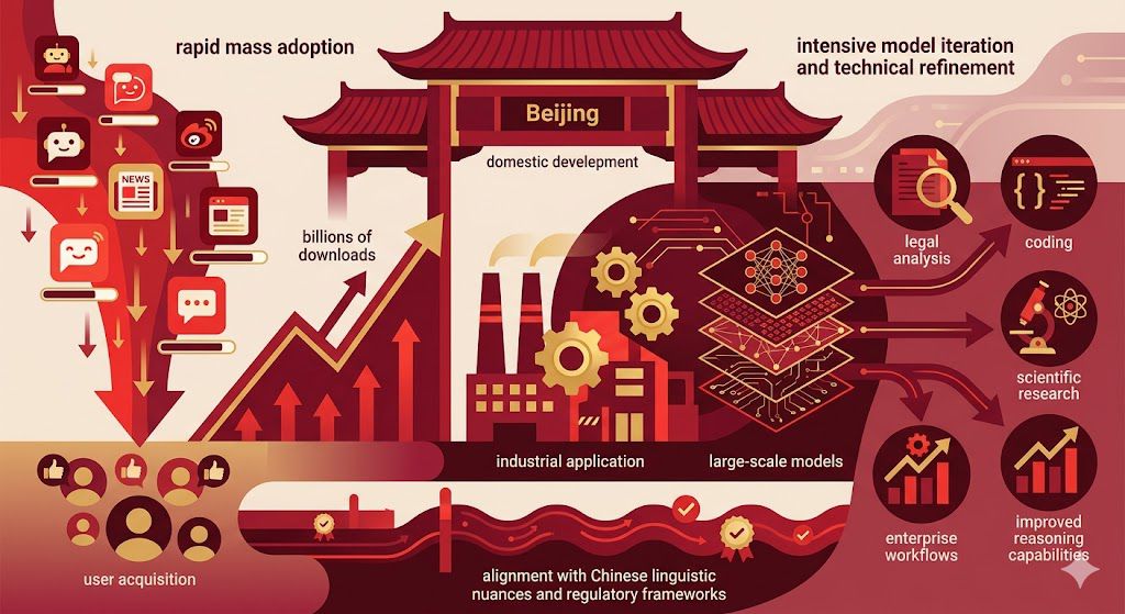 China’s AI Sector Shifts from Mass Adoption to Intensive Model Iteration